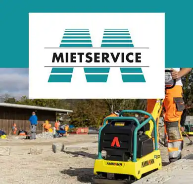Baumaschinen und Baugeräte mieten
