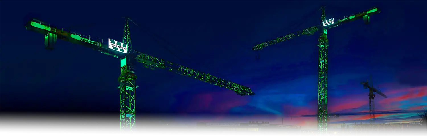 Liebherr Baukräne bei Hans Warner